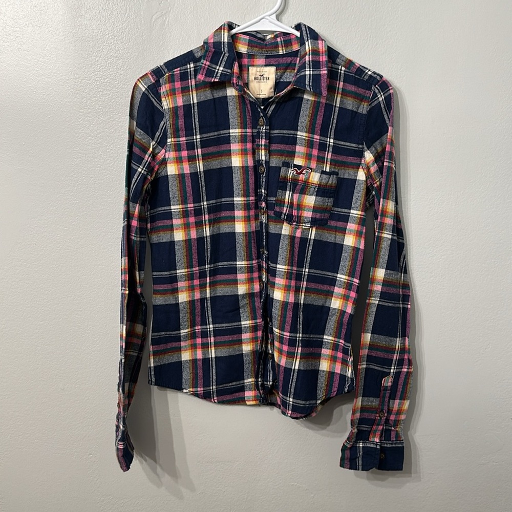 Plaid Hollister Button Down